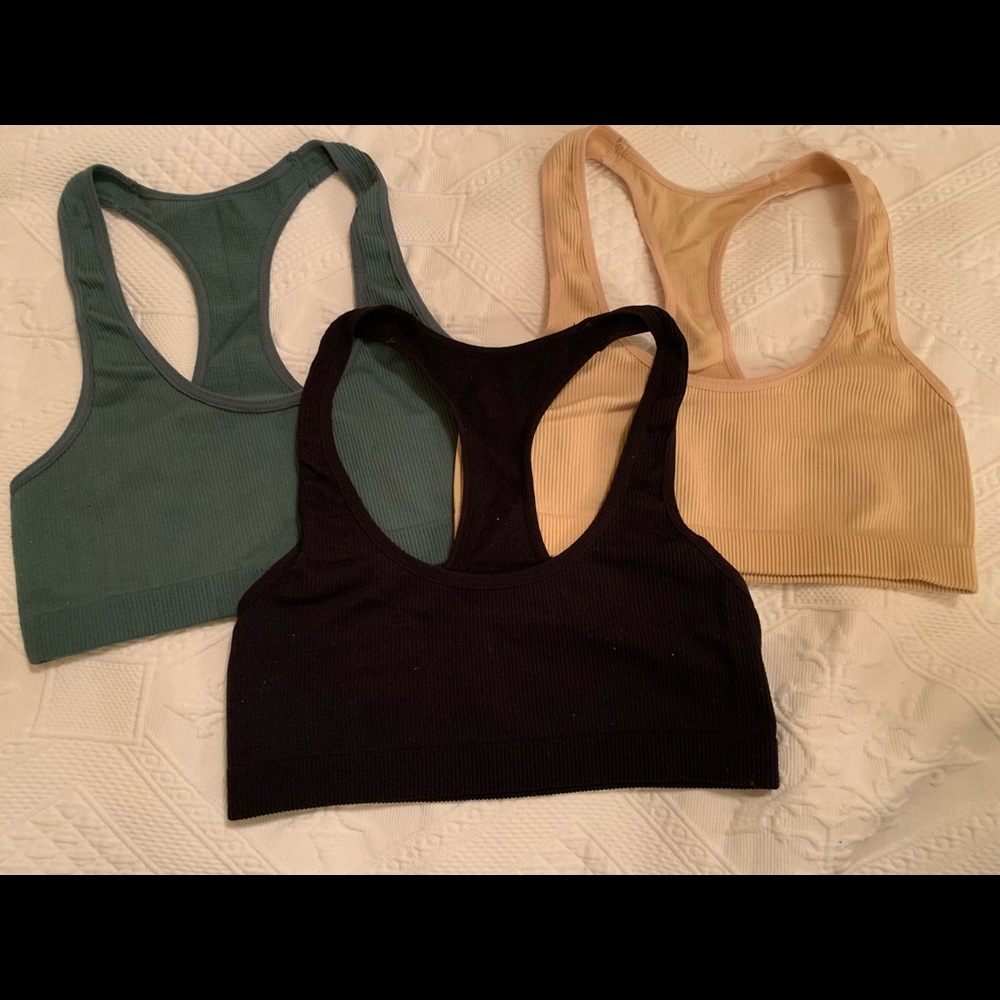 Lively Seamless Racerback Bralette Trio Size S